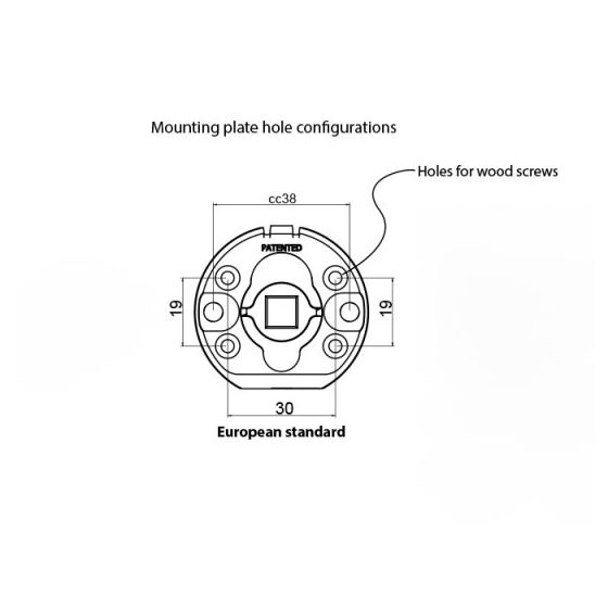 Manija Derecha Para Ventana Abatible Externa Southbank | Latón Antiguo