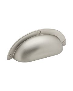 3922 Tirador tipo concha - 64 mm - Estilo acero inoxidable