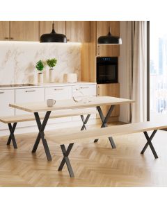 Ben X Small Pata para muebles - Negro - 360 x 430 mm