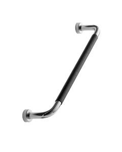 Lounge Manilla - Cromo / Cuero negro - cc 160 mm