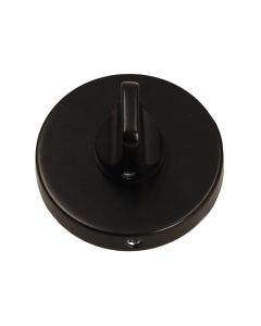 Round Premium Line cerradura giratoria - Negra