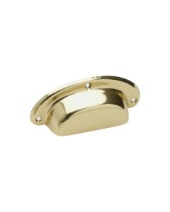 1843 Manilla tipo concha - Latón pulido