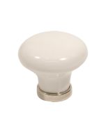 24136 Perilla - Porcelana / Cromo