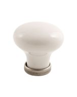 24136 Perilla - Porcelana blanca / Estaño