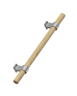Bond Tirador - Roble / Aspecto de acero inoxidable