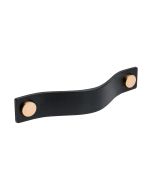 Loop Manilla - Cuero negro / Cobre